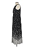 Studio One Polka Dots Black Casual Dress Size L - photo 5