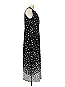 Studio One Polka Dots Black Casual Dress Size L - photo 4