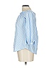 Potter's Pot Blue 3/4 Sleeve Blouse Size L - photo 5