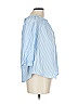 Potter's Pot Blue 3/4 Sleeve Blouse Size L - photo 4