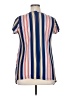 Rouge Stripes Blue Short Sleeve Blouse Size 1X - photo 2