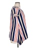 Rouge Stripes Blue Short Sleeve Blouse Size 1X - photo 4