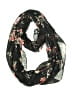 Assorted Brands 100% Polyester Floral Black Scarf One size - photo 1