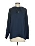Simply Vera Vera Wang 100% Polyester Blue Long Sleeve Blouse Size S - photo 1