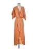 Lezat 100% Polyester Orange Casual Dress Size S - photo 1