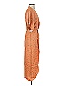 Lezat 100% Polyester Orange Casual Dress Size S - photo 4