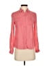 Ann Taylor LOFT 100% Rayon Pink Long Sleeve Blouse Size XXS - photo 1