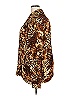 Rafael 100% Polyester Animal Print Brown Long Sleeve Blouse Size 2X - photo 5