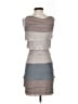 BCBGMAXAZRIA Color Block Gray Cocktail Dress Size XS - photo 2