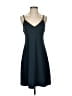 Unbranded 100% Polyester Solid Teal Casual Dress Size S (tall) - photo 1