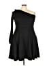 Assorted Brands Solid Black Cocktail Dress Size 3X - photo 1
