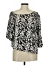 Peyton Jensen 100% Polyester Black 3/4 Sleeve Blouse Size M - photo 1