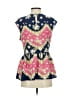 Pim + Larkin 100% Polyester Blue Pink Sleeveless Blouse Size S - photo 2