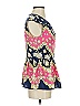Pim + Larkin 100% Polyester Blue Pink Sleeveless Blouse Size S - photo 4