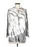 Onque Tie-dye Gray Long Sleeve Blouse Size L - photo 1