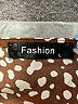 Fashion 100% Polyester Animal Print Brown Romper Size L - photo 4