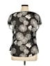 Violet & Claire 100% Polyester Black Short Sleeve Blouse Size XL - photo 2