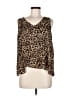 Zara Brown Long Sleeve Blouse Size M - photo 1
