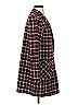Harlyn Plaid Burgundy Coat Size S - photo 4