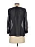 J.Crew Black 3/4 Sleeve Silk Top Size 00 - photo 2