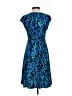 Chaps Print Blue Cocktail Dress Size S (petite) - photo 2