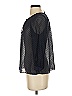 J.Crew Black 3/4 Sleeve Silk Top Size 00 - photo 5