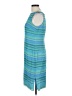 Talbots 100% Acetate Stripes Teal Casual Dress Size 10 (petite) - photo 5