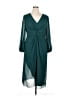 JJ's House 100% Polyester Teal Cocktail Dress Size 14 (estimated) - photo 1