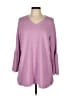 H By Halston Purple Pullover Sweater Size L - photo 1