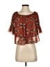 MISA Los Angeles Red Short Sleeve Blouse Size S - photo 1
