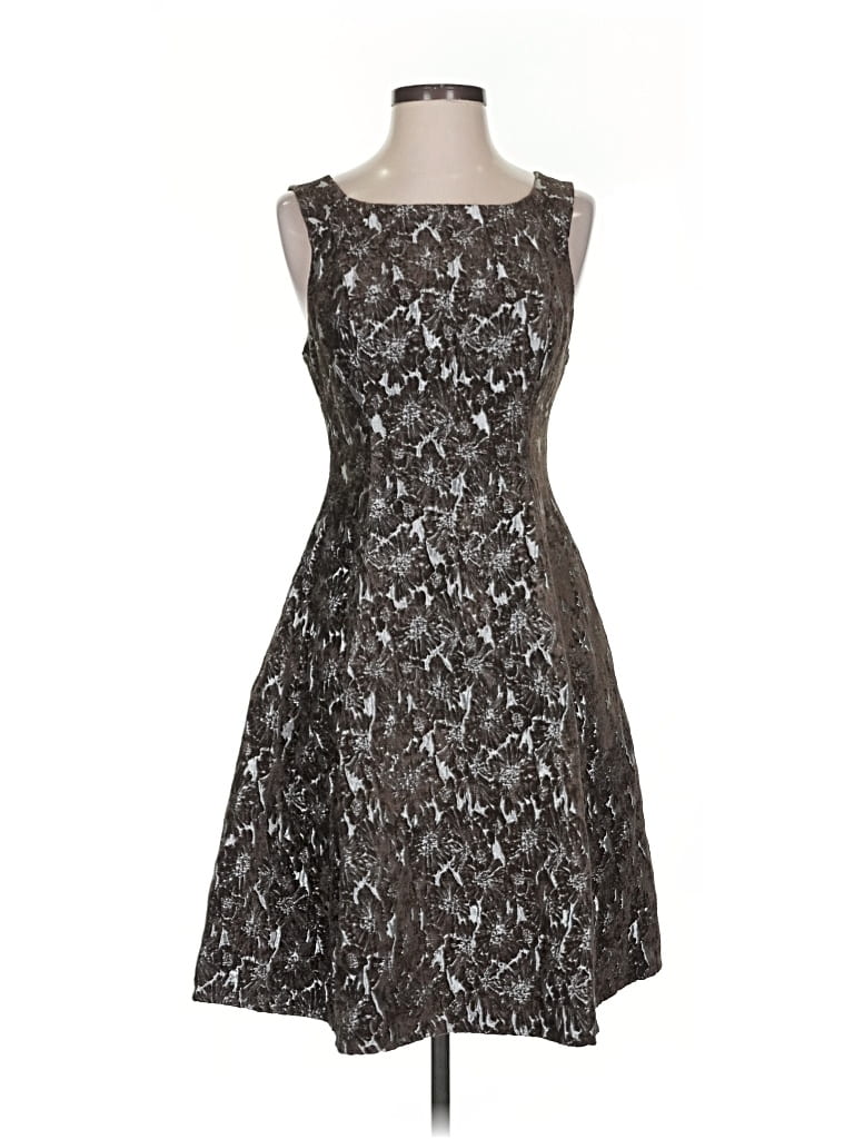 Pre-owned Modcloth Cocktail Dress In Gray