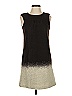 Zara Basic Graphic Brown Casual Dress Size S - photo 1