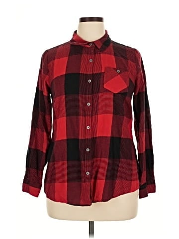 Ruff Hewn Long Sleeve Button-Down Shirt (view 1)