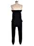 Ariella Solid Black Jumpsuit Size L - photo 2