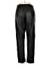 Ann Taylor 100% Polyester Black Faux Leather Pants Size M - photo 2
