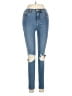 Free People Hearts Blue Jeans Size 28 waist - photo 1