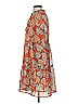 THML 100% Polyester Paisley Orange Casual Dress Size XS - photo 5