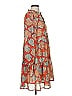 THML 100% Polyester Paisley Orange Casual Dress Size XS - photo 4