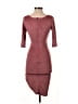Windsor Solid Burgundy Cocktail Dress Size S - photo 2