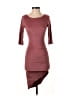 Windsor Solid Burgundy Cocktail Dress Size S - photo 1