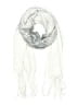 Mersea 100% Polyester White Gray Scarf One size - photo 1