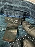 Next Solid Blue Jeans Size 12 - photo 6