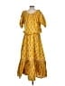 Rhode Paisley Yellow Casual Dress Size S - photo 2