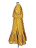 Rhode Paisley Yellow Casual Dress Size S - photo 5