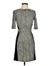 Armani Exchange Chevron-herringbone Gray Cocktail Dress Size 0 - photo 1