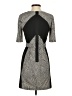 Armani Exchange Chevron-herringbone Gray Cocktail Dress Size 0 - photo 2