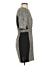 Armani Exchange Chevron-herringbone Gray Cocktail Dress Size 0 - photo 4