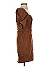 iris 100% Polyester Brown Casual Dress Size S - photo 4
