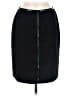 Michele 100% Polyester Solid Black Formal Skirt Size 8 - photo 1