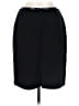 Michele 100% Polyester Solid Black Formal Skirt Size 8 - photo 2